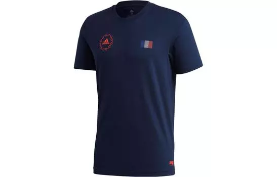 Мужская футболка Adidas, темно-синий