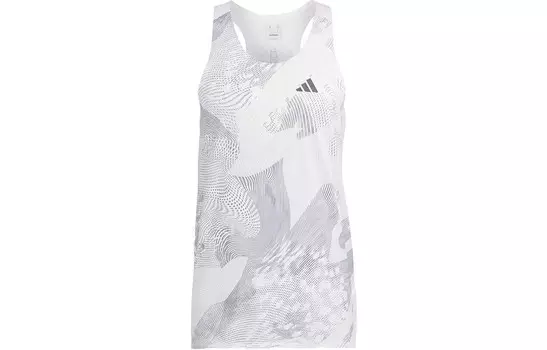 Adidas Мужская майка, Белый/Серый