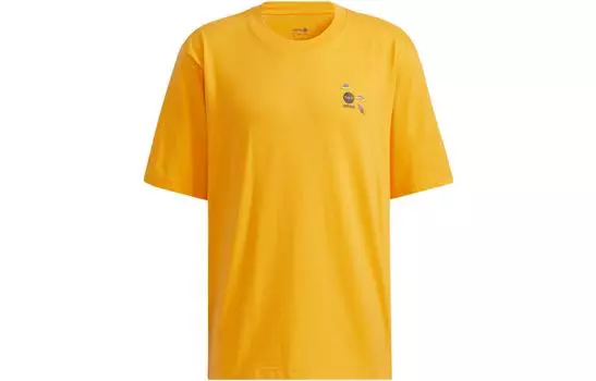 Adidas Neo Футболка унисекс оранжево-желтая