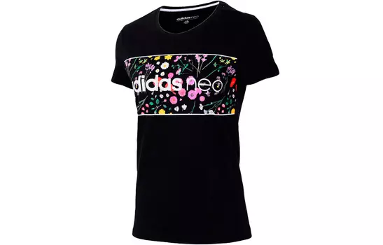 Adidas Neo Футболка женская черная