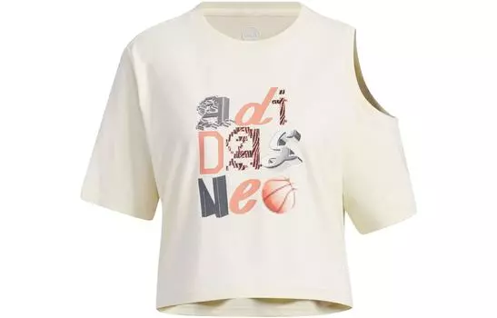 Adidas Neo Футболка женская цвета слоновой кости