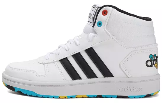 Adidas Neo Hoops Mid Kids Обувь для скейтбординга для детей