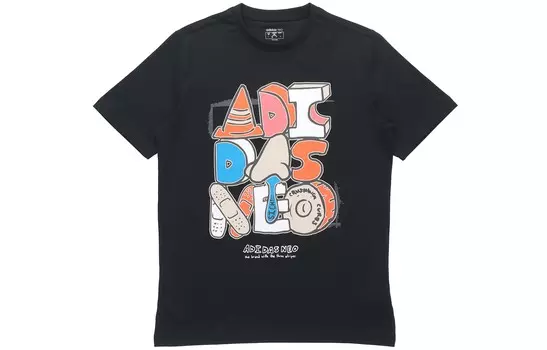 Adidas neo Мужская футболка, Черный