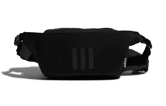 Adidas Neo Полиамидная поясная сумка, обычная, унисекс, черная