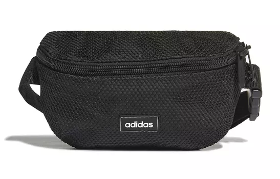 Adidas Neo Поясная сумка из эластана, обычная, унисекс, черная