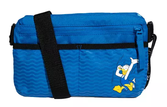 Adidas Neo Сумка через плечо из полиэстера, обычная, унисекс, синяя