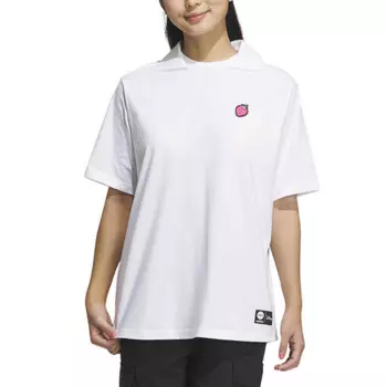 Adidas Neo Женская белая футболка SS23 от X Strawberry Bear Co