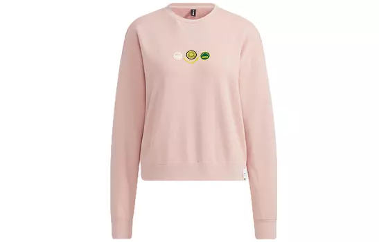 Adidas Neo Женская толстовка SMILEY розового цвета