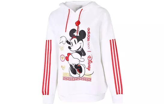 Adidas Neo Женская толстовка x Disney CNY Collection, белая