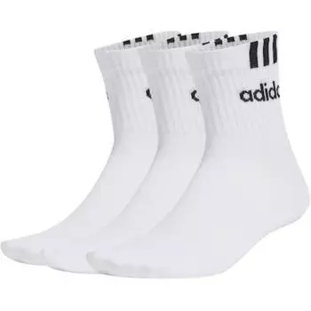 Adidas Носки 3s Linear до середины голени унисекс, 3 пары, белые