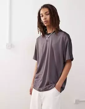 Adidas Originals Adidas adicolor jacquard jersey в сером цвете / черном цвете