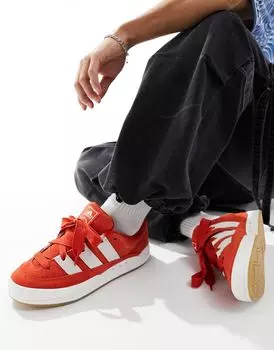 Adidas Originals - Adimatic - Красно-белые кроссовки на резиновой подошве