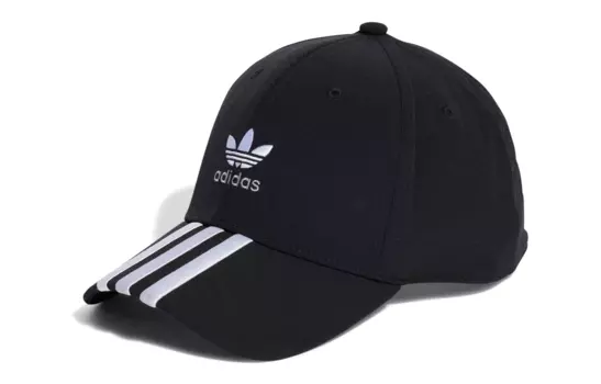Adidas Originals Бейсболка из полиэстера унисекс, черная