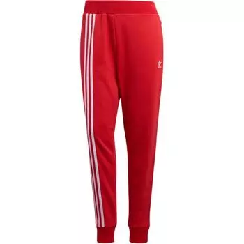 Adidas Originals БРЮКИ С МАНЖЕТАМИ, ПОВСЕДНЕВНЫЕ БРЮКИ, ЖЕНСКИЕ, КРАСНЫЕ
