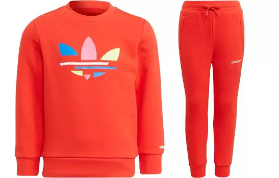 Adidas Originals Детская повседневная спортивная одежда, цвет Red