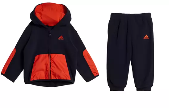Adidas Originals Детская повседневная спортивная одежда, цвет Legendary Ink Blue/Semi-Impact Orange