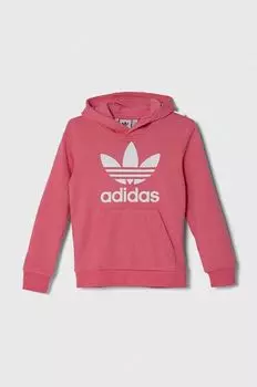 adidas Originals Детская толстовка TREFOIL HOODIE, розовый