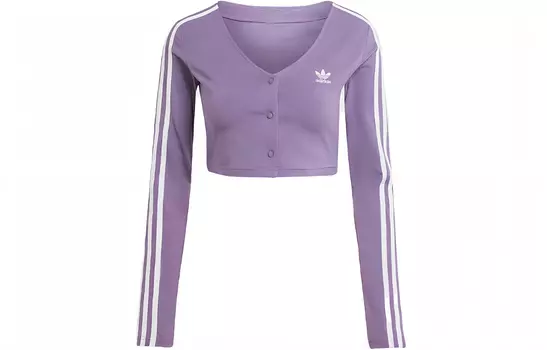 Adidas Originals Джемпер женский темно-серо-фиолетовый