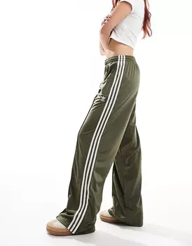 adidas Originals – Firebird – Зеленые свободные спортивные штаны
