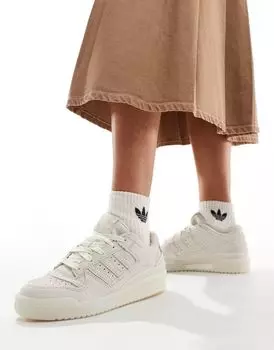 Adidas Originals - Forum Low CL - Белые низкие кеды