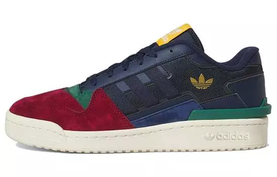 Кроссовки Adidas Originals Forum Exhibit Low 2.0 Collegiate Navy Burgundy Green
