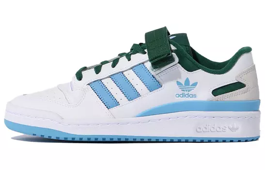 Кроссовки Adidas Originals Forum Low White Blue Green