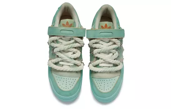 Кроссовки Adidas Originals FORUM Skateboard Shoes Unisex Low-Top Green