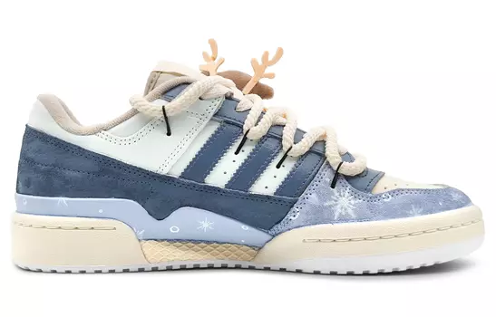 Кроссовки Adidas Originals FORUM Skateboard Shoes Unisex Low-Top Beige