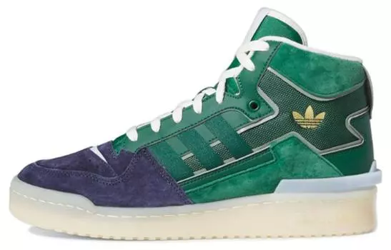 Кроссовки Adidas Originals Forum Mid Inside Out Dark Green Navy
