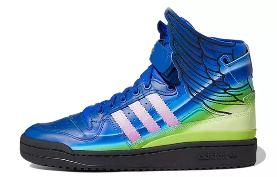 Кроссовки Adidas Originals Forum Motorsport Wings 4.0 Jeremy Scott Blue Gradient Unisex, синий