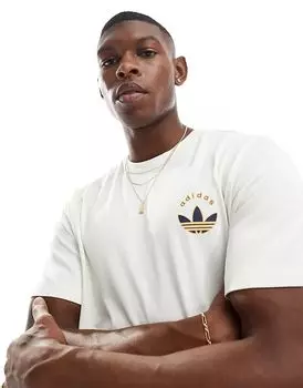 adidas Originals – Футболка белого цвета
