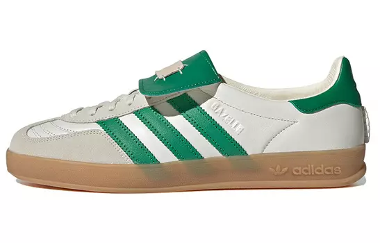 Adidas originals Gazelle Обувь для скейтбординга унисекс, Белый/Зеленый