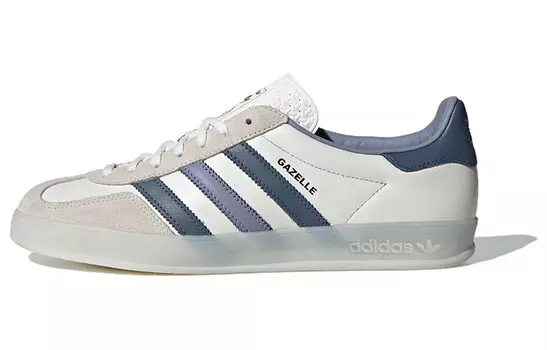 Adidas originals Gazelle Обувь для скейтбординга унисекс, Белый/Синий