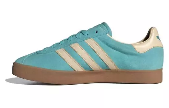 Adidas originals Gazelle Обувь для скейтбординга унисекс, Blue with White Lettering