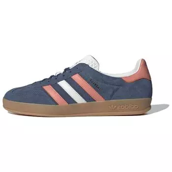 Adidas originals Gazelle Обувь для скейтбординга унисекс, Blue/Pink