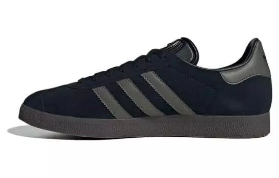 Adidas originals GAZELLE Series Обувь для скейтбординга унисекс, Black/Gray