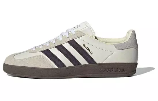 Adidas originals GAZELLE Series Обувь для скейтбординга унисекс, Beige/Black