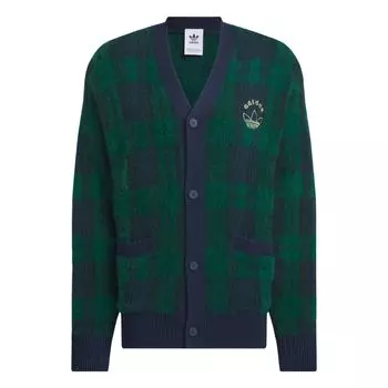 Adidas Originals КАРДИГАН Джемпер унисекс лесной зеленый