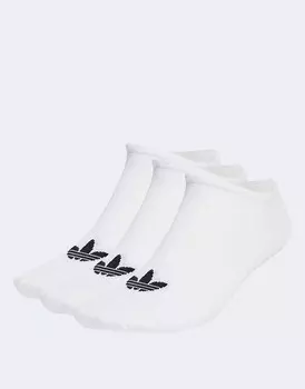 adidas Originals – комплект из 6 пар белых носков с логотипом трилистника