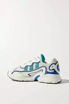 ADIDAS ORIGINALS кроссовки Ozweego с сетчатой отделкой из кожи и резины, кремовый