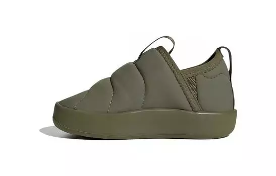 Adidas originals Кроссовки Puffylette для малышей TD, Olive