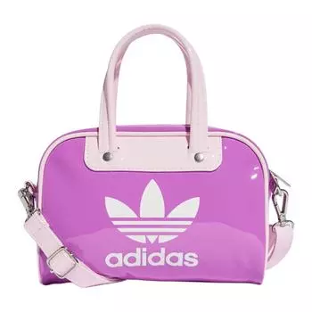 Adidas Originals Мини-сумка для боулинга Adicolor, фиолетовая, взрывная/белая