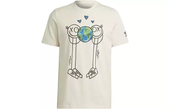 Adidas originals Мужская футболка, Бежевый