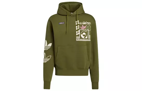 Adidas Originals Мужская толстовка, цвет Army Green
