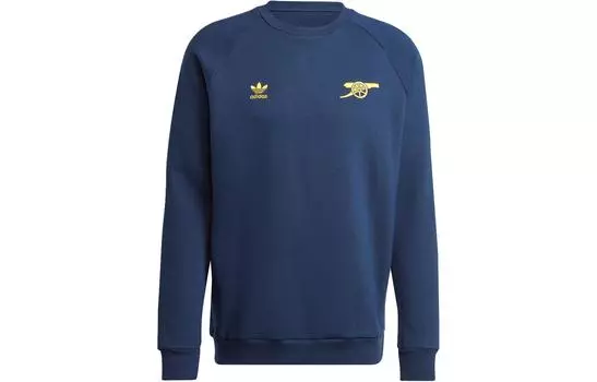 Adidas Originals Мужская толстовка, цвет College Navy Blue/Tribal Yellow