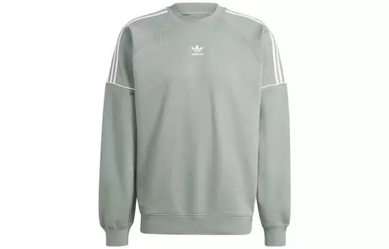 Adidas originals Мужская толстовка, серебристо-зеленый