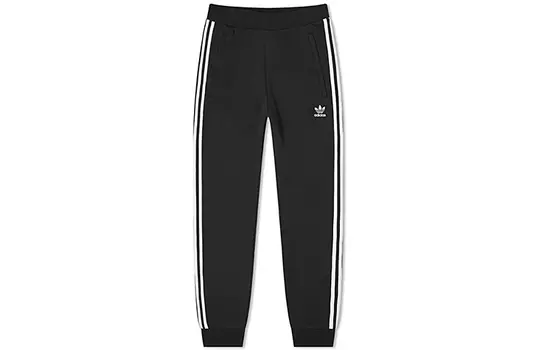 Мужские спортивные штаны Adidas originals с лампасами, черный