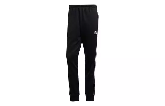Adidas Originals Мужские трикотажные спортивные штаны, цвет Black