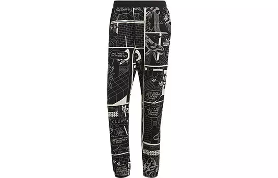 Adidas Originals Мужские трикотажные спортивные штаны, цвет Black