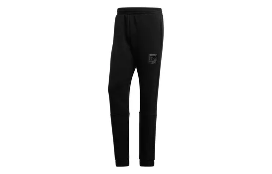 Adidas Originals Мужские трикотажные спортивные штаны, цвет Black